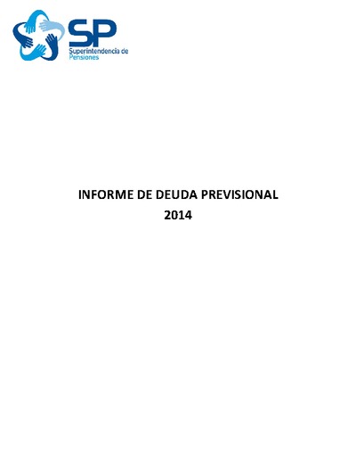 Informe de deuda previsional a diciembre 2014