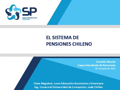 Presentación: El sistema de pensiones chileno