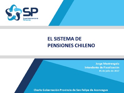 Presentación: El sistema de pensiones chileno.