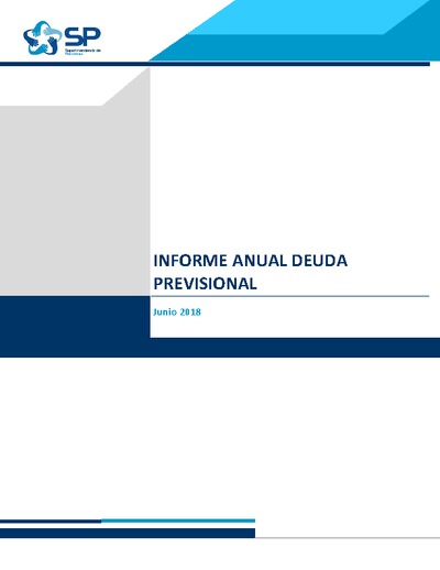 Informe de deuda previsional a diciembre 2017