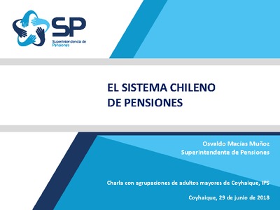 El Sistema Chileno de Pensiones