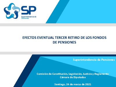 Efectos eventual tercer retiro de los fondos de pensiones
