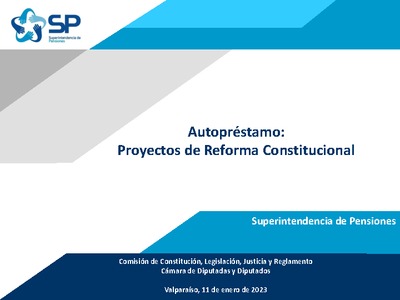 Autopréstamo: Proyectos de Reforma Constitucional