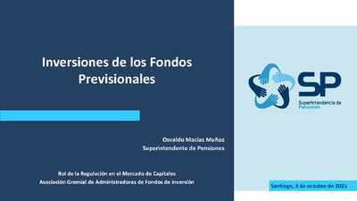 Inversiones de los Fondos Previsionales