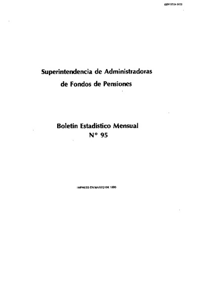 Boletín N°95 / Marzo de 1990