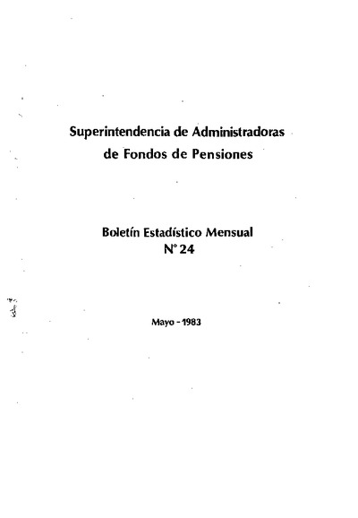 Boletín N°24 / Mayo 1983