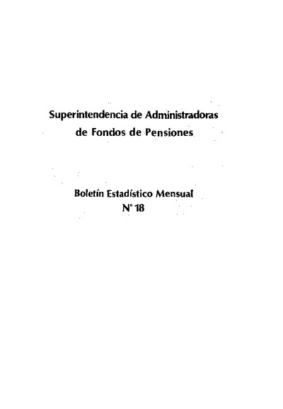 Boletín N°18 / Diciembre 1982