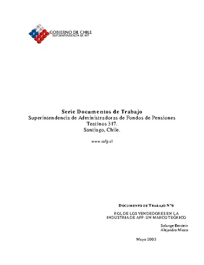 Rol de los vendedores en la industria de AFP: Un marco teórico